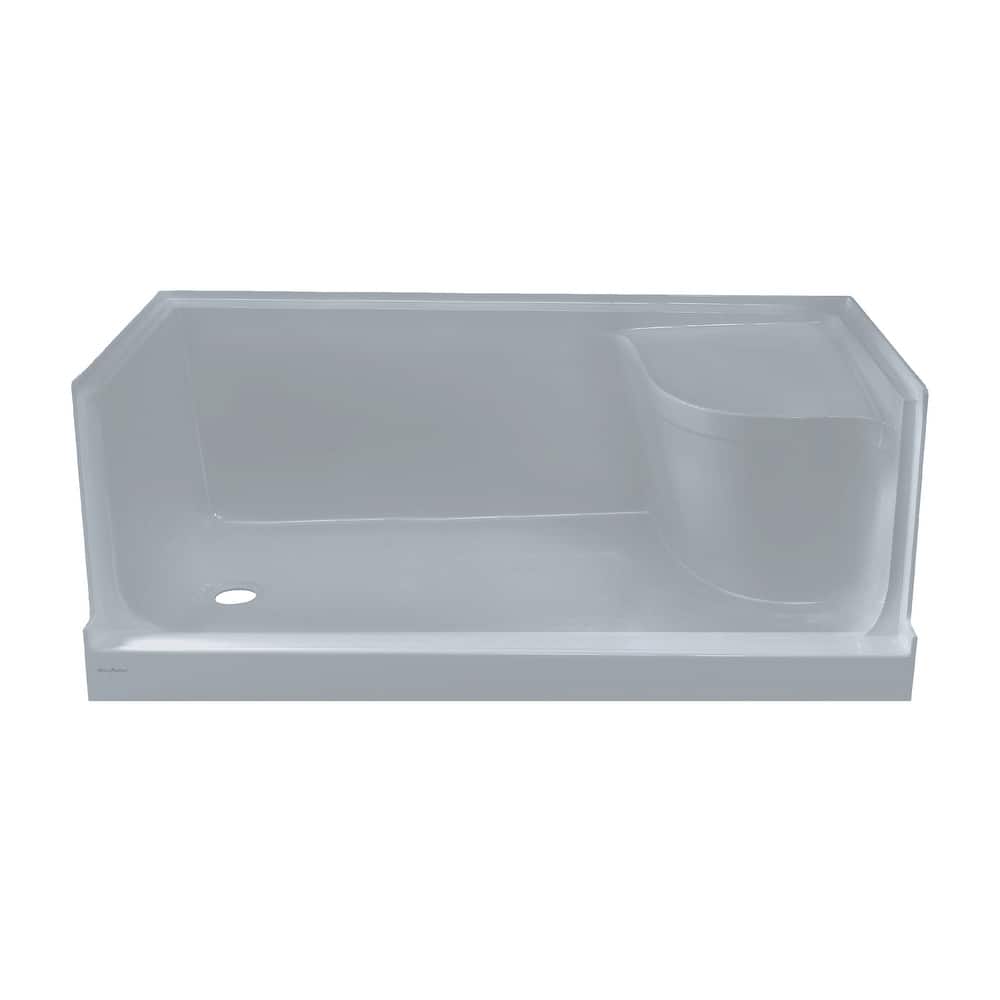 Swiss Madison SM-SB537 Aquatique 59-3/4" x 32" Rectangular Shower Base