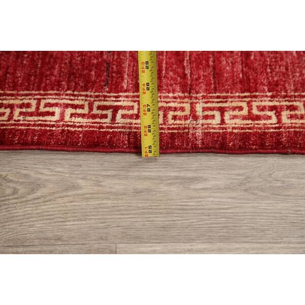 dimension image slide 2 of 3, Modern Gabbeh Kashkoli Area Rug Wool Handmade Oriental Carpet - 5'6" x 8'2"