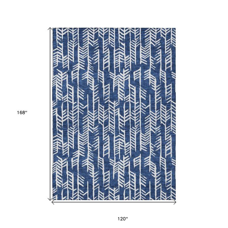 HomeRoots Tribal Transitional Rectangle Outdoor Rug