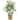 4-Foot Artificial Ficus Tree in Handled Basket