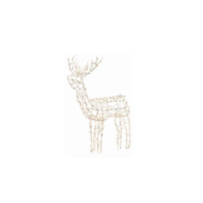 Shop 48 Lighted And Animated Standing Buck Deer Christmas Outdoor