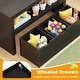 preview thumbnail 23 of 30, 3-Drawer Storage Cabinet with Slide-Out Drawers and Wheels for Multi-Functional Home Organizer - 40" x 13" x 24.5" (L x W x H)