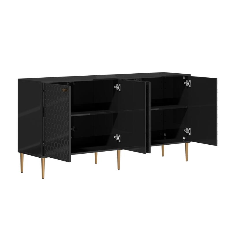 four-door cabinet