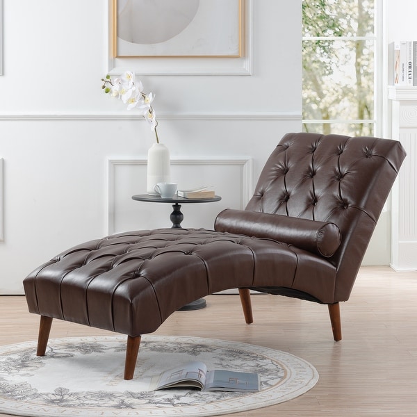 60 inch Upholstered Sofa Chaise Lounge Home Theater Leisure