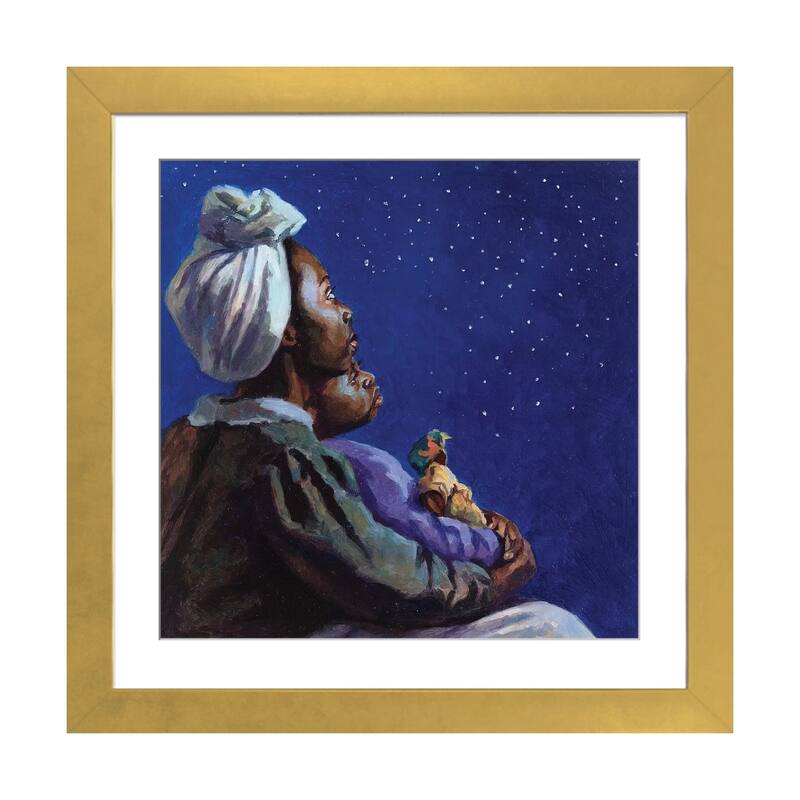 iCanvas "Under the Midnight Blues, 2003 " by Colin Bootman - Gold - 16x16x1