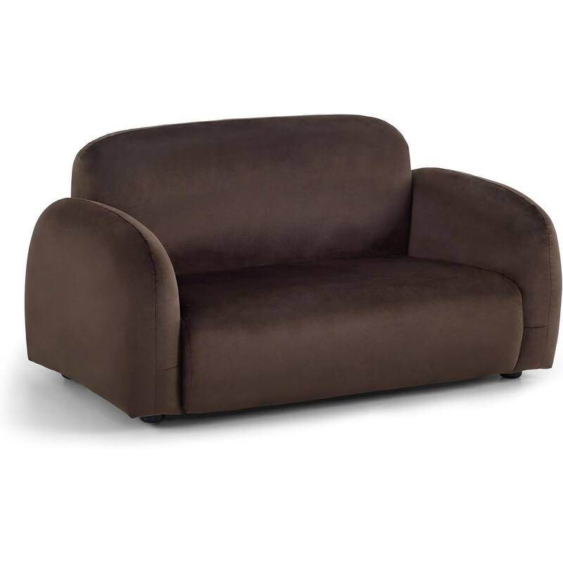 MCombo 29 inches Dog Couch, Rounded Corner Design Dog Sofa with Anti-Slip Feet for Small Medium Dogs