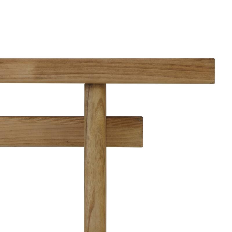 Christopher Knight Home - Chole Wood Console Table with Sculptural Design