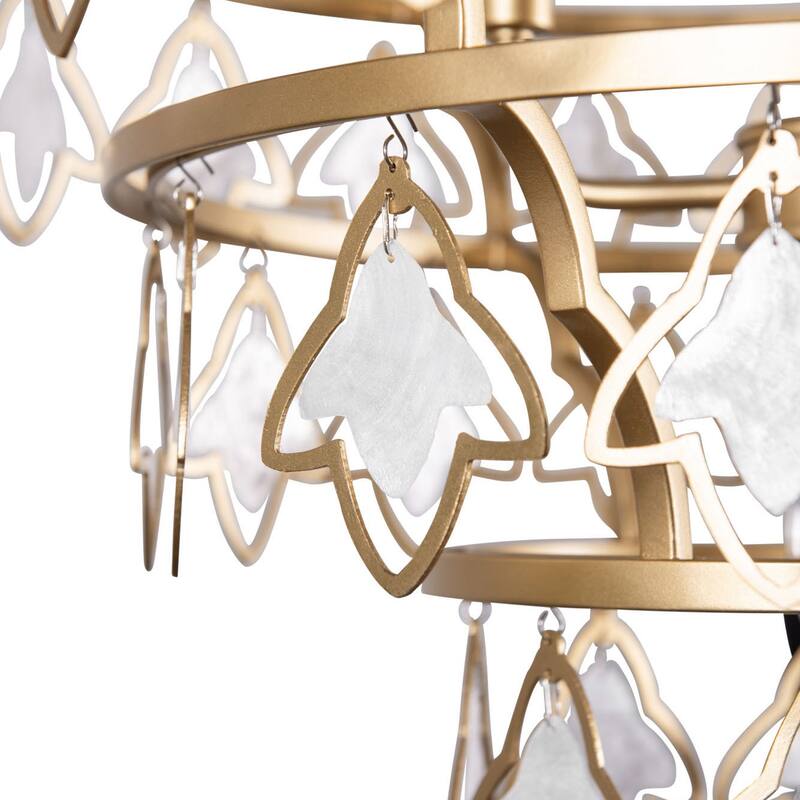 Varaluz Fleur 4-Light Chandelier - French Gold