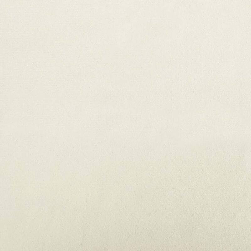vidaXL Dog Bed Cream 100x54 x 13.0 " Velvet - 39.4 x 21.3 x 13.0"