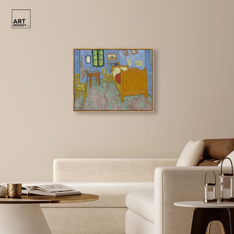 The Bedroom Canvas by Art Remedy