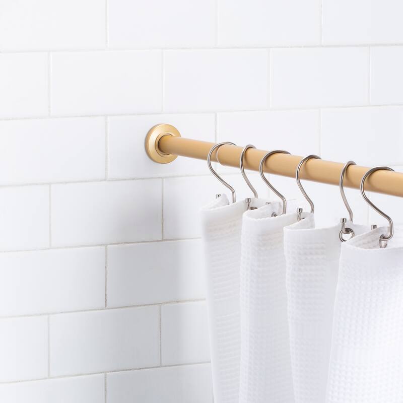 Bath Bliss 12 Pack S-Hook Shower Curtain Rings