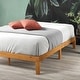preview thumbnail 13 of 16, Priage by ZINUS Alexia Rustic Pine Wood Minimalist Rustic Platform Bed