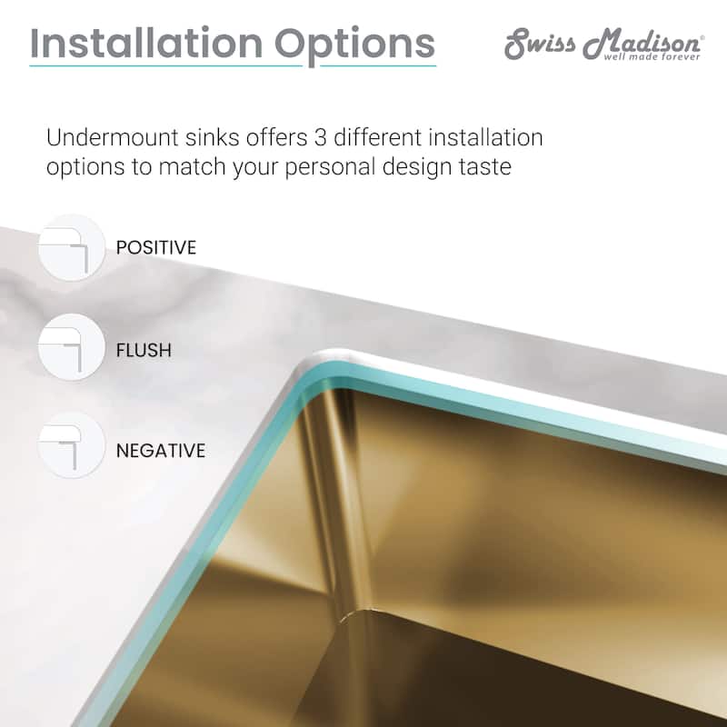 Rivage 32 x 19 Undermount Kitchen Sink