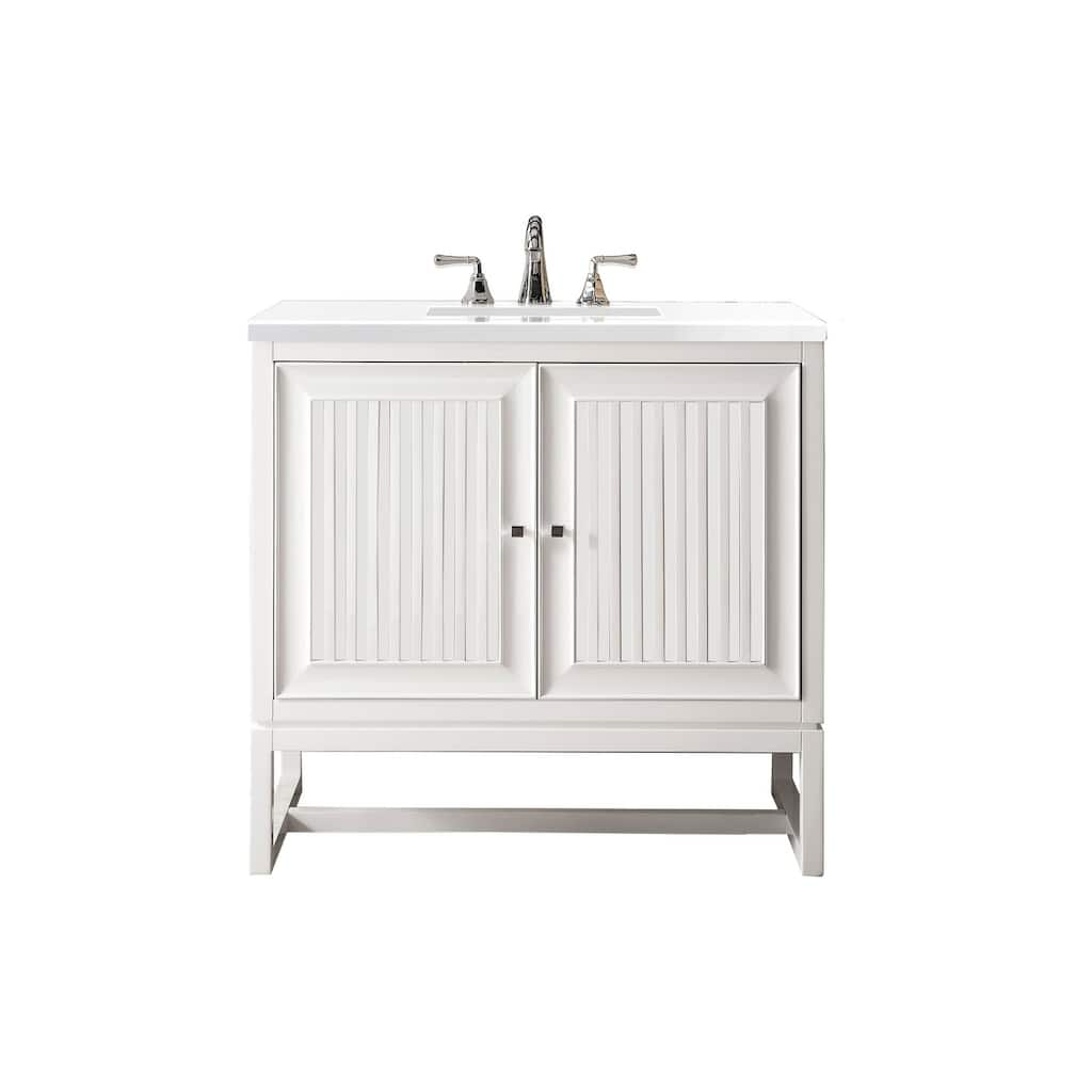 James Martin Vanities E645-V36-3WZ Athens 36" Free Standing Single