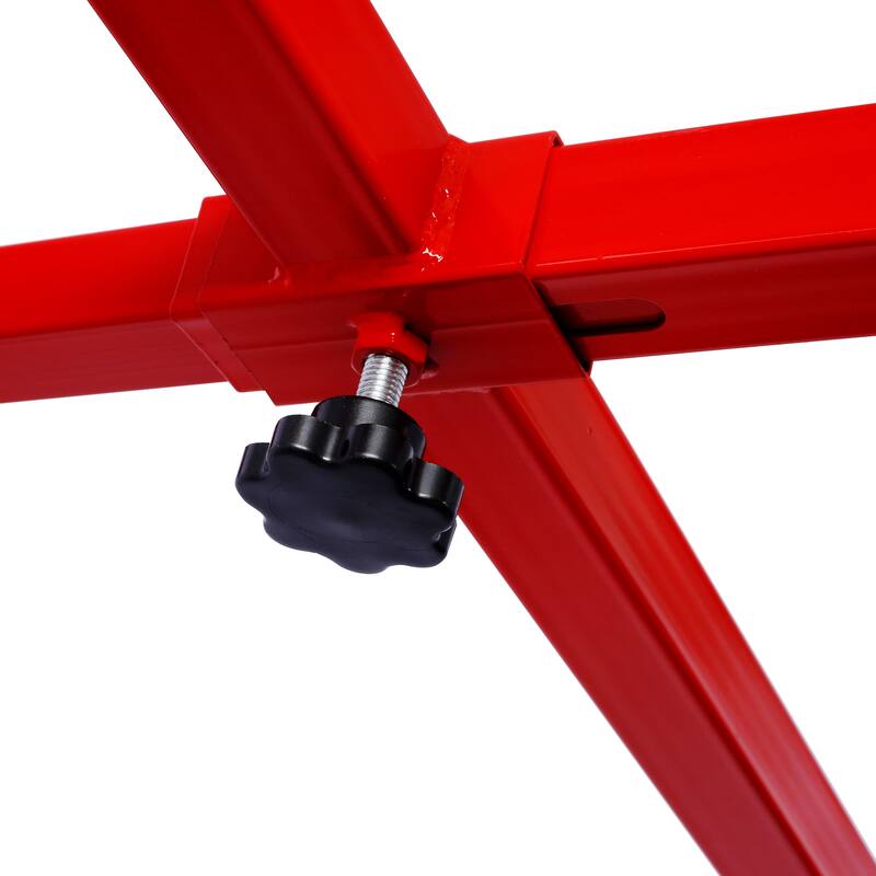 16 FT Drywall Lift Panel Rolling Hoist Jack Lifter, 150LBS Weight Capacity Drywall Rolling Lifter Panel with Wheels