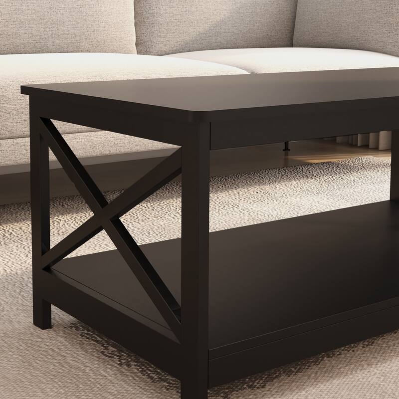 Coffee Table/ End Table-Black Color
