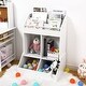 preview thumbnail 3 of 4, Kids Bookshelf with Storage