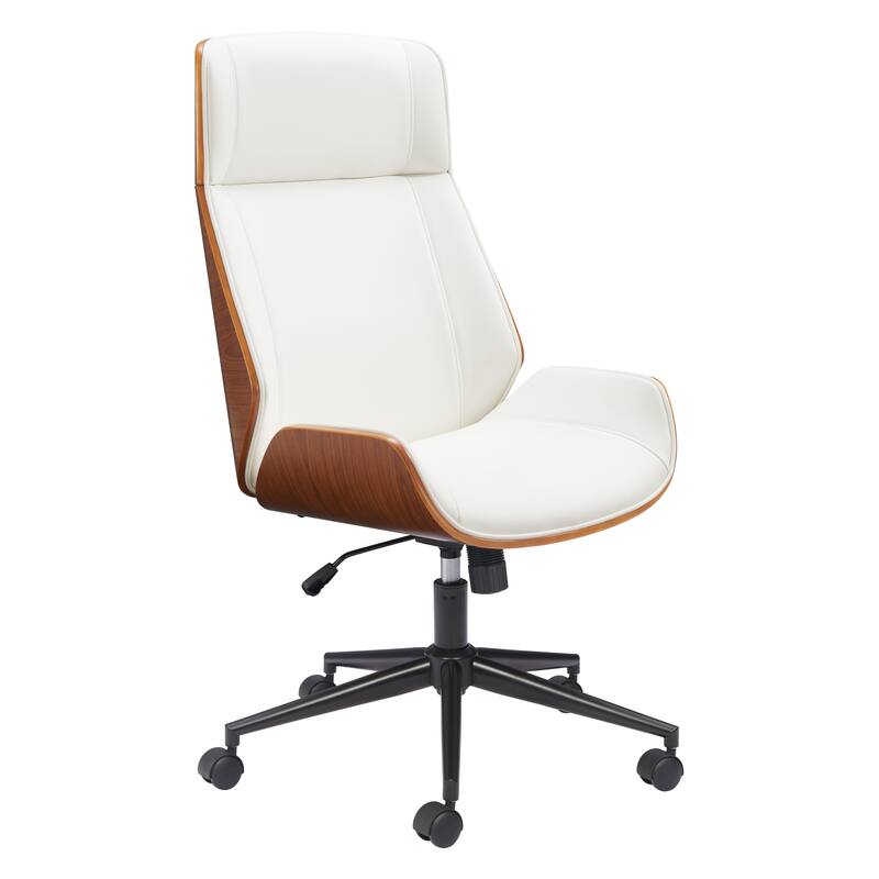 Flex High Back Office Chair White - White