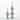 Sullivans 26" & 18.5" Metal Tabletop Finial Set of 2, Blue