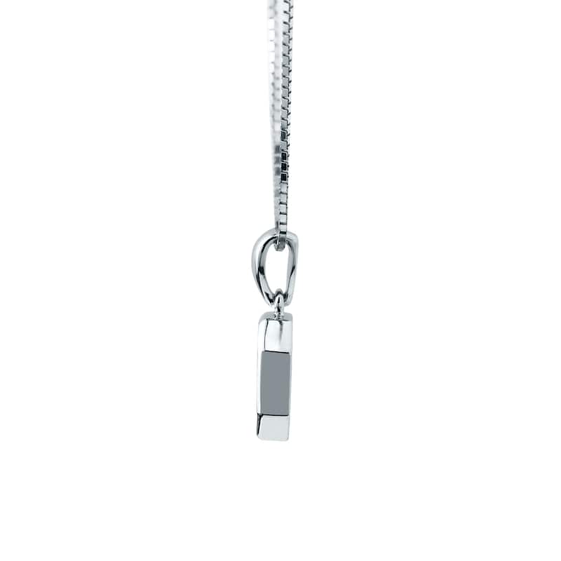 Auriya 14k Gold 1 1/3ctw Asscher Diamond Necklace (G-H, VS1-VS2)