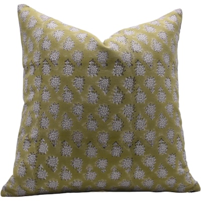 Fabdivine Cotton Decorative Block print pillow Cover
