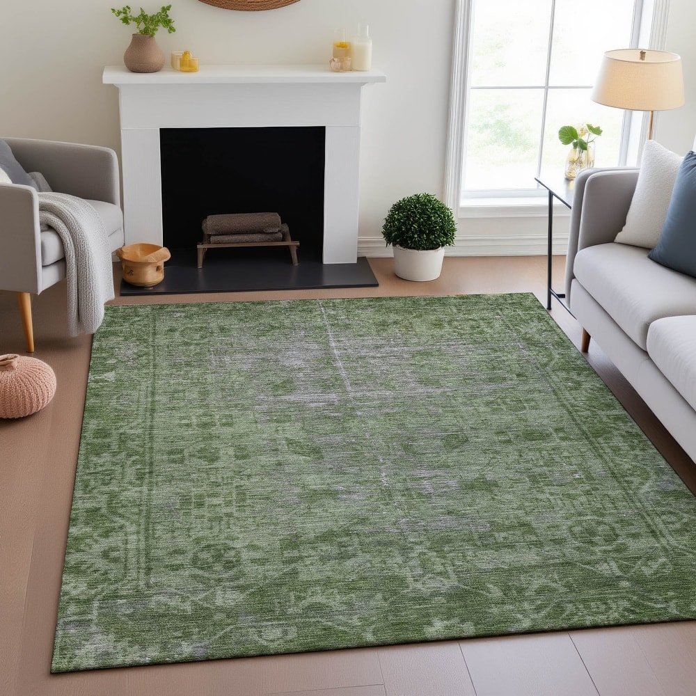 Premium Washable Super Soft Vintage Traditional Mayfield Rug