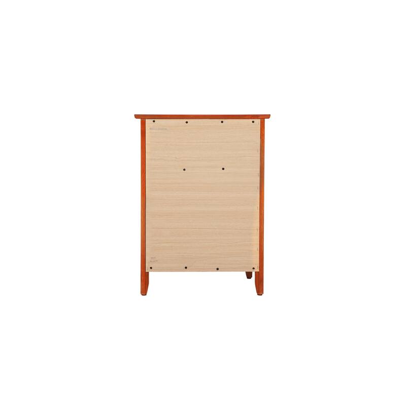 Oak Nightstand 28x23x17 with Three Spacious Drawers, Contemporary Bedside Table for Bedroom Storage and Modern Decor