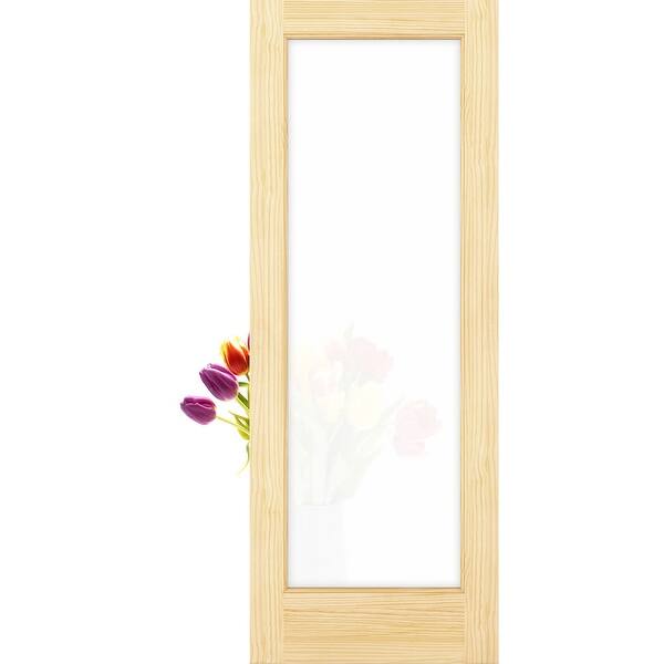 Shop Frameport Fpg Pd 1l 6 2 3x2 Frosted Privacy Glass 24 By 80 1 Lite Unfinished Overstock 21206797