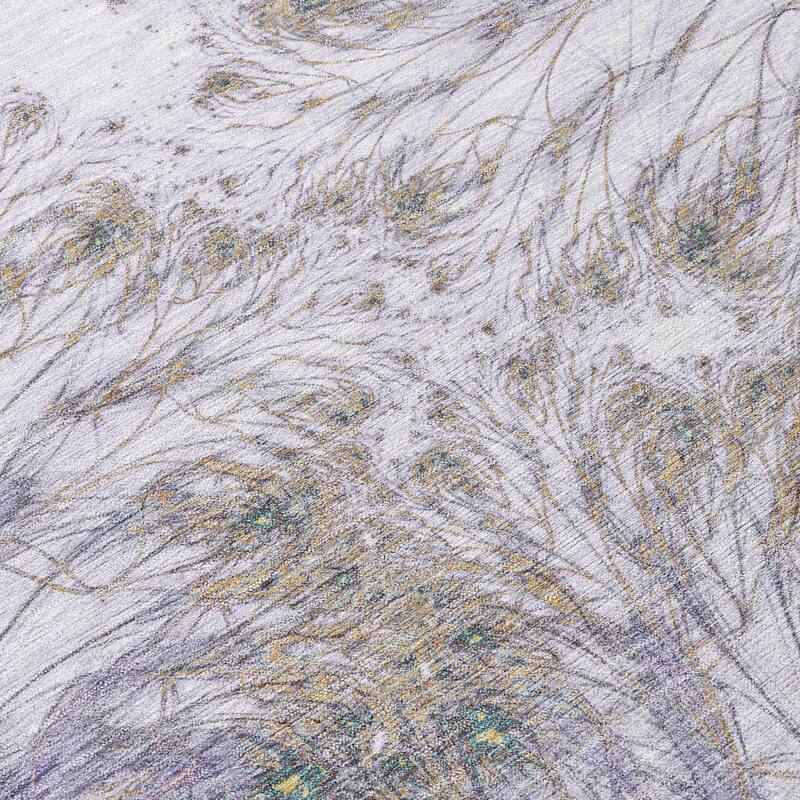 Machine Washable Indoor/ Outdoor Modern Cheraw Chantille Rug