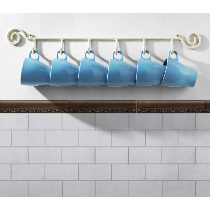 Dove 1.5" x 8" Matte Metallic Listello Wall Tile Trim