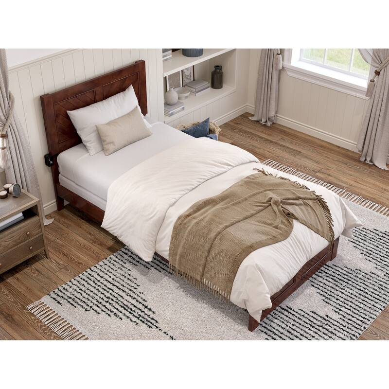 Canyon Foundation Bed Frame with Matching Footboard