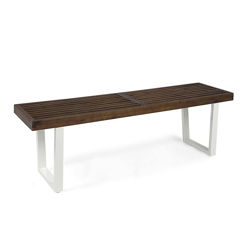 Fresno Outdoor Acacia Dining Bench by Christopher Knight Home