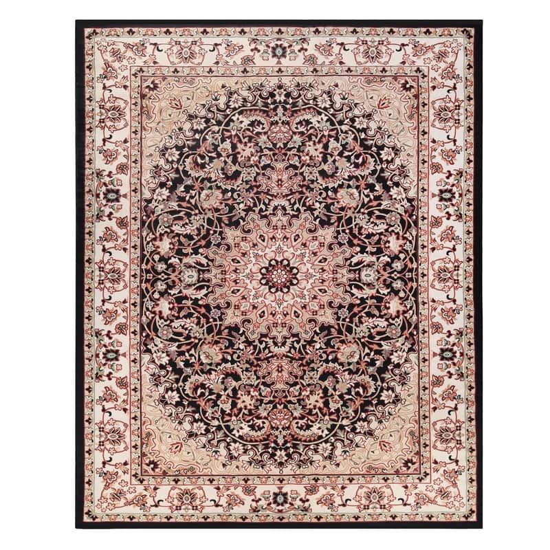 Superior Chatou Floral Medallion Washable Indoor Runner or Area Rug