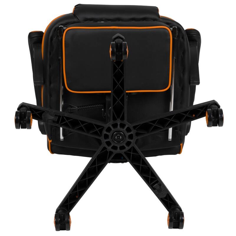 Ergonomic Gaming Chair -Recline Back/Arms, Footrest, Massaging Lumbar