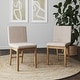 preview thumbnail 35 of 115, Gracie Modern Bar Stool, Boucle Upholstered Chair and Brushed Wooden Legs