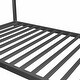 preview thumbnail 7 of 10, Metal Twin Over Full Bunk Bed Sturdy Construction, Noise Reduction & Safety Guardrail