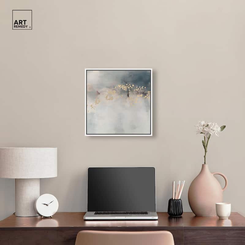 Golden Scatter Canvas by Art Remedy