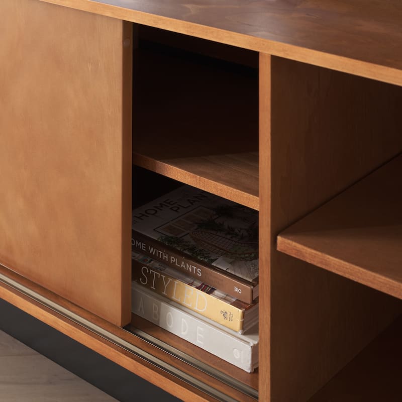 SEI Furniture Mainebury Media TV Stand - 63"W x 16"D x 22"H