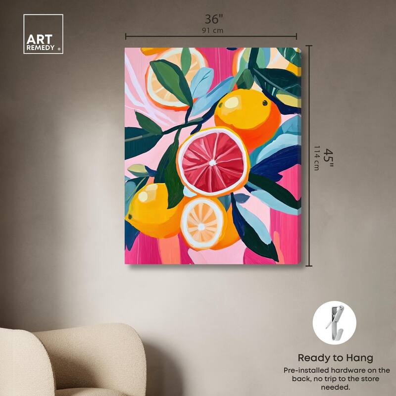 Juicy Paradox I Canvas by Art Remedy, Gallery Wrapped