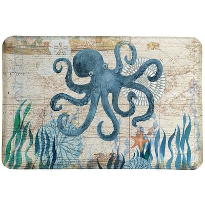 Bay Octopus Memory Foam Rug