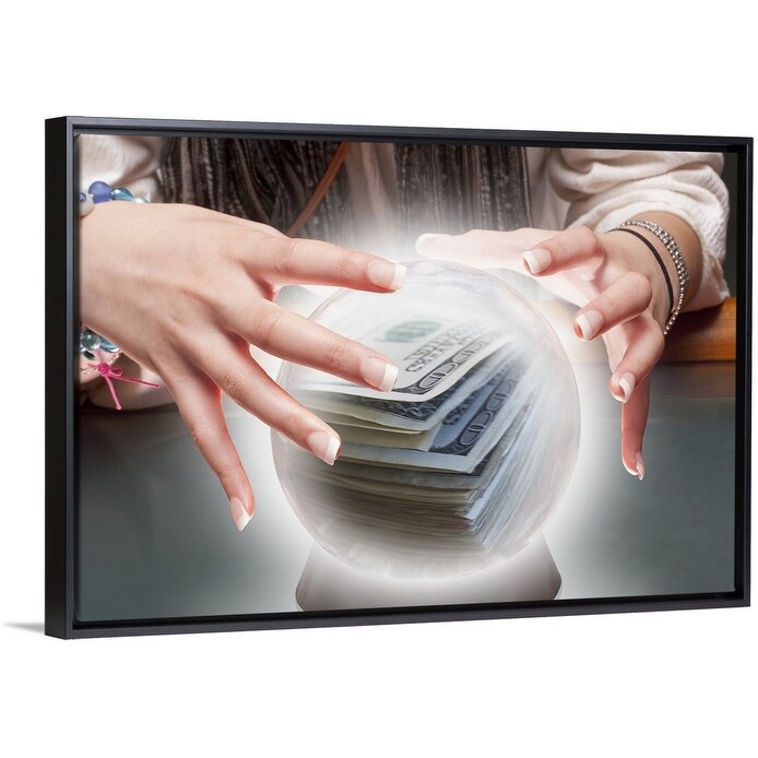Shop Mixed Race Fortune Teller With Crystal Ball With Money