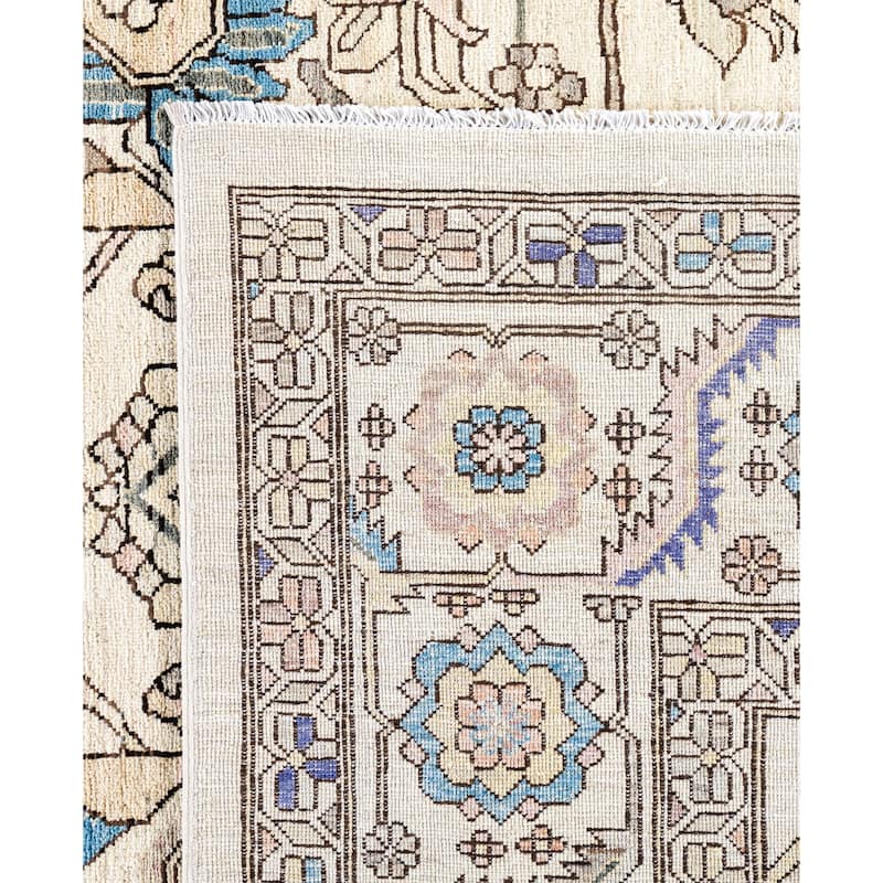 Serapi One-of-a-Kind Hand-Knotted Area Rug - Ivory - 8' 11" x 11' 11"