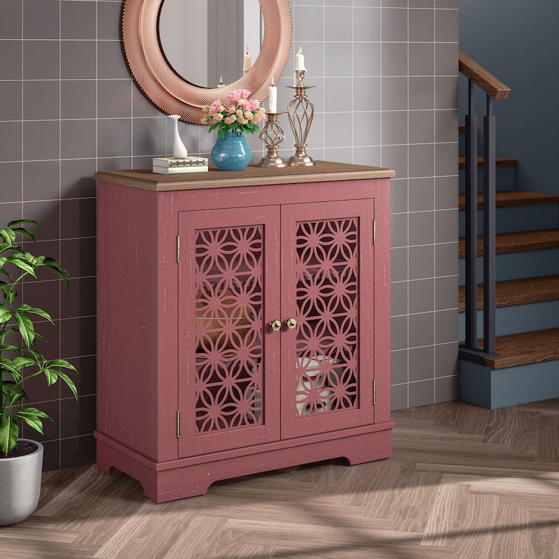 31 in. 2-Door Accent Storage Buffet Cabinet Sideboard - 31" in Width