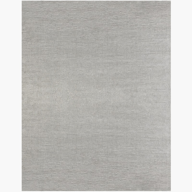 Ben Soleimani Luz Viscose Hand Woven Rug - 6' x 9' - Grey