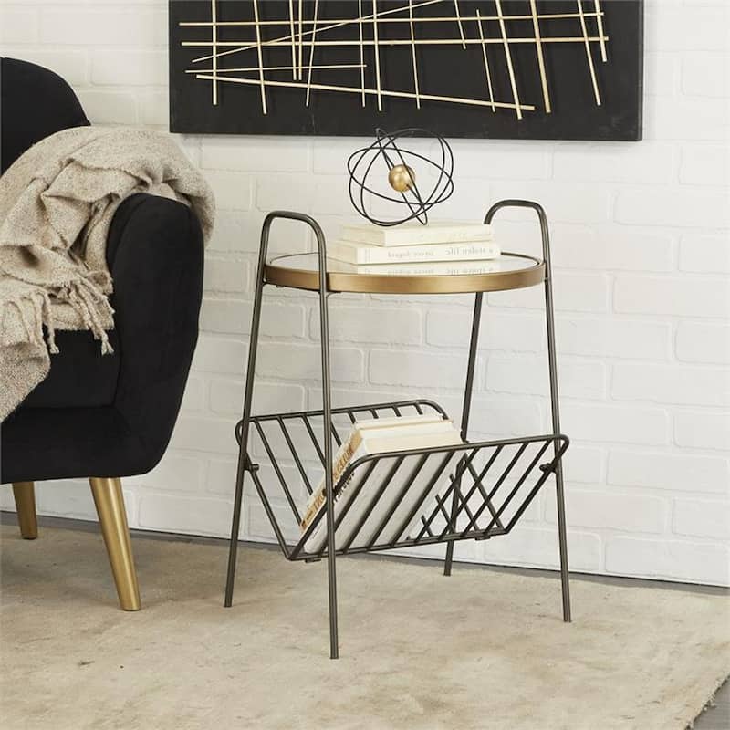 Metal Multifuctional Magazine Rack 24 x 15 x 13 - N/A