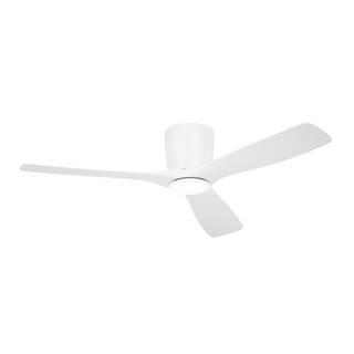 Kichler Lighting Volos 54 inch Integrated LED Indoor Matte White Flush Mount Ceiling Fan
