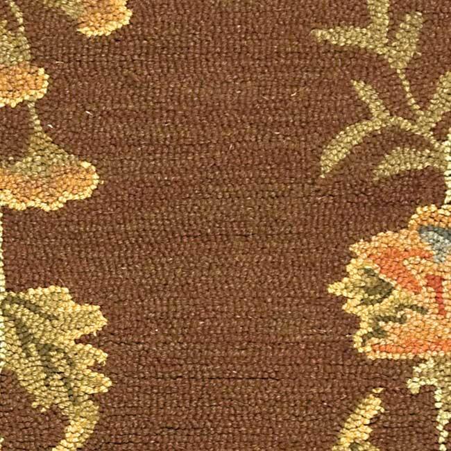 SAFAVIEH Handmade Berkeley Delphine Botanical Wool Rug