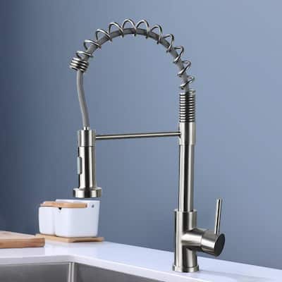 Topcraft High-arc Stainless Steel kitchen Sink Faucet