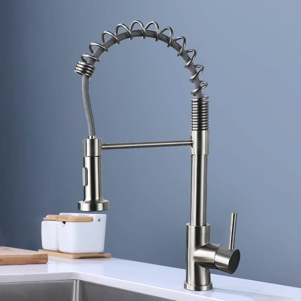 Topcraft High-arc Stainless Steel kitchen Sink Faucet