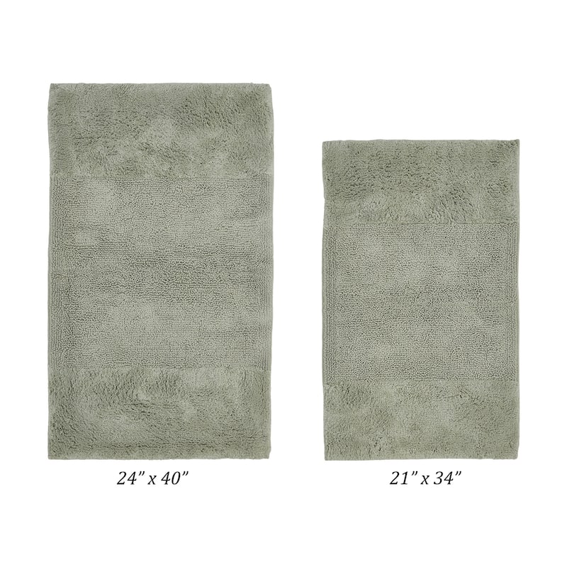 Better Trends Bath Rug 100% Cotton Water Absorbent Tufted Bathroom Rugs Set for Shower,Sink Mats Machine Wash Granada Collection